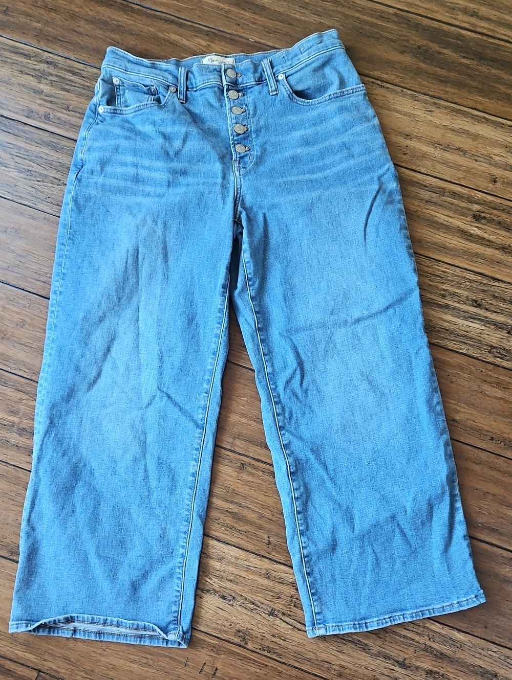 Madewell Perfect Vintage High-Rise Wide-Leg Jeans 30P